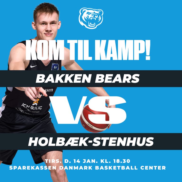 Bakken Bears jagter ny sejr mod Holbæk-Stenhus