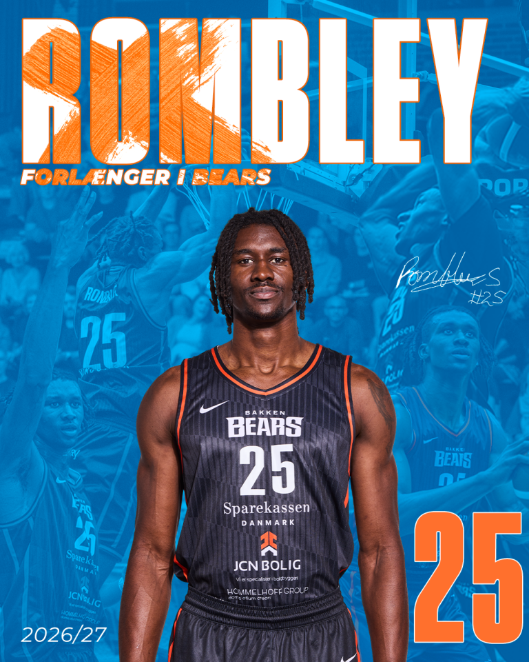 SHAQUILLE ROMBLEY FORLÆNGER MED BAKKEN BEARS